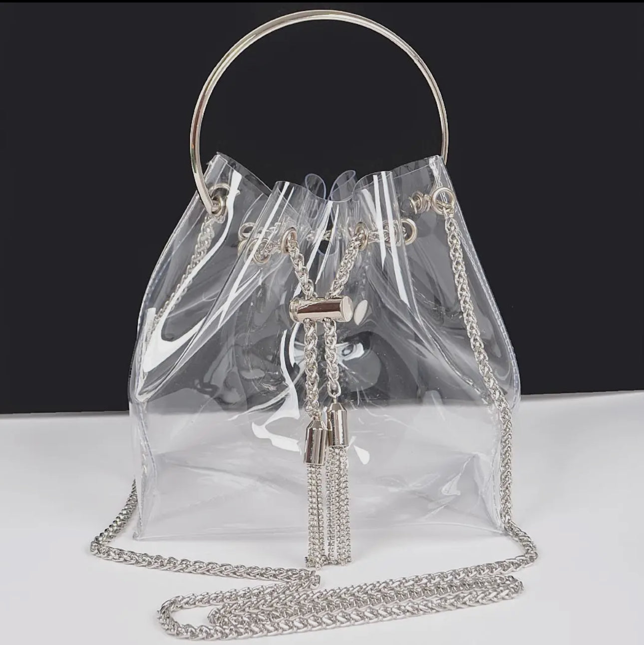 Clear Bucket Bag