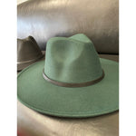 Load image into Gallery viewer, Fedora Hat with Belt
